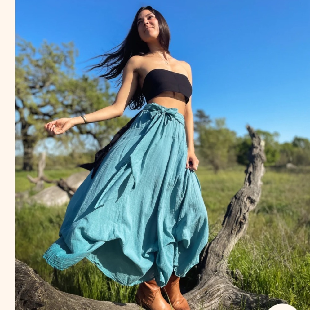 Cotton Flower Athena Skirt